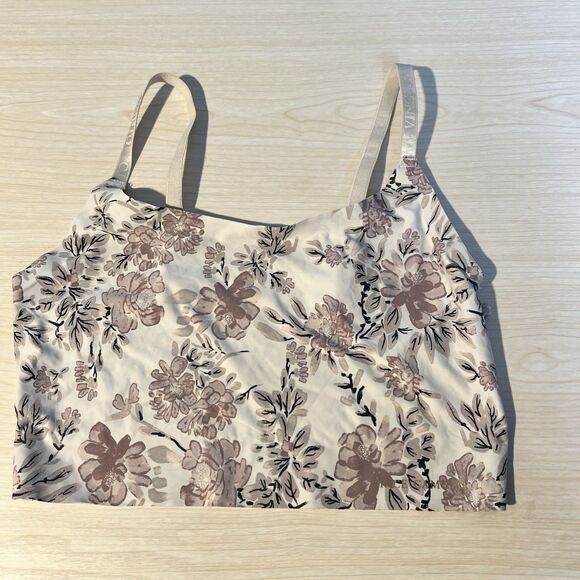 Vince Camuto Lounge Bralette Bra Top Womens XL Floral Festival Boho Hippie - Picture 4 of 8